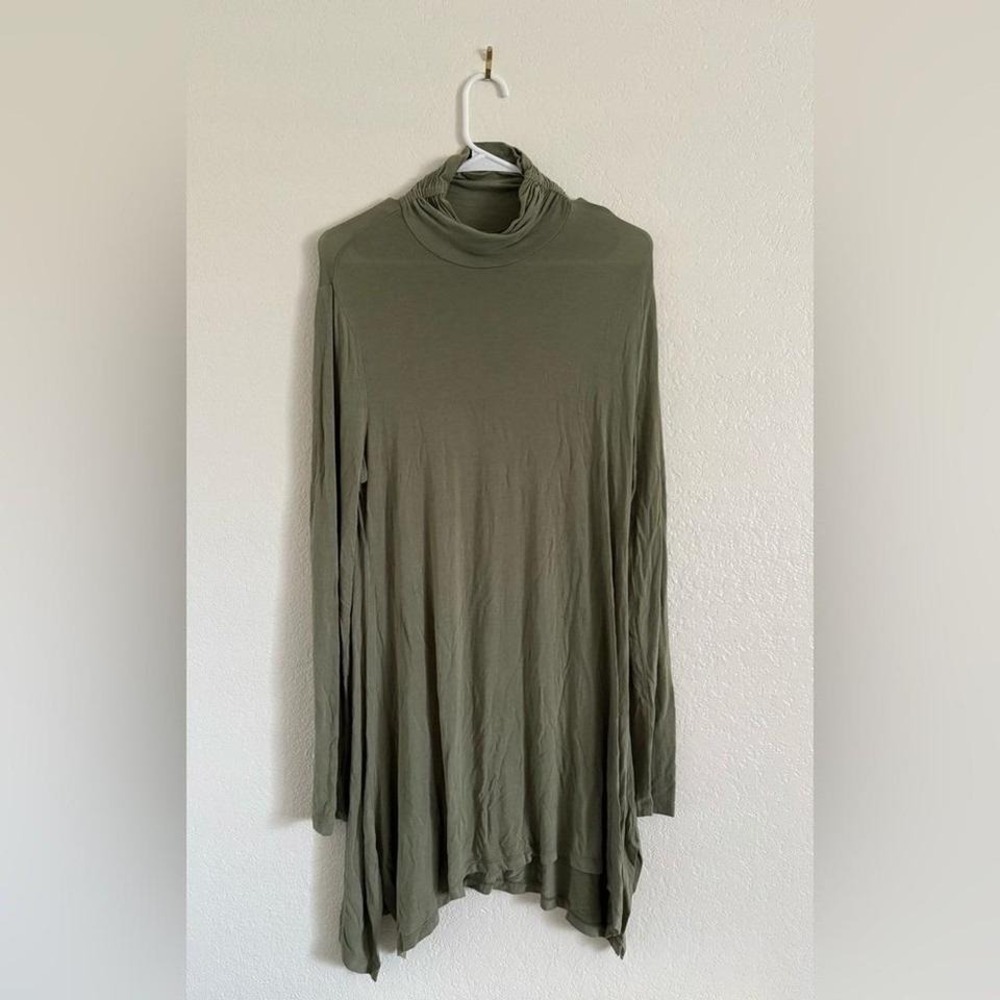 Soft Surroundings Turtleneck Swing‎ Dress Preppy Classic Career Office Minimal